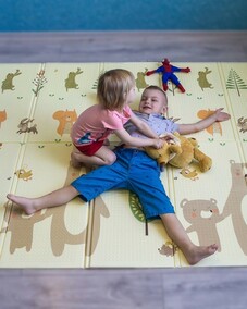 коврик детский складной "Лесные друзья"