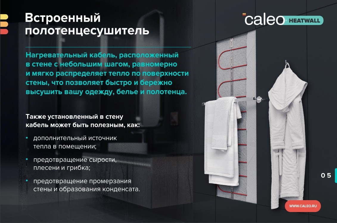 Комплект тёплая стена Caleo Heatwall