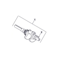 Вал коленчатый двигателя Kohler CH 740-3201. Купить запчасти для снегохода Буран 4Т
