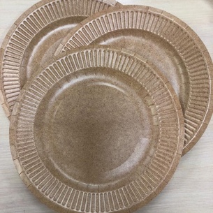 Бумажные тарелки с печатью логотипа - производство. 