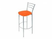 Барный стул оранжевый