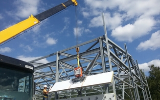 Монтаж сэндвич-панелей