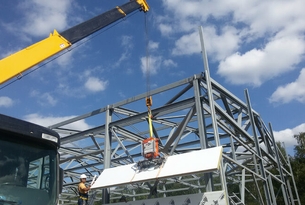 Монтаж сэндвич-панелей