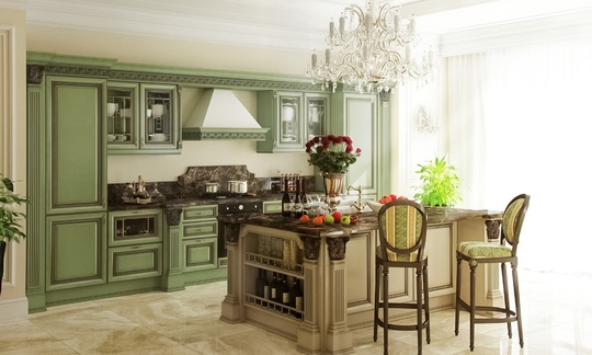 Кухни из массива в классическом стиле, кухни проша, кухня италия, кухня мдф, шпон тулепье