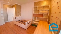 Ремонт квартиры в Перми ЖК Онегин по дизайн проекту детская комната 