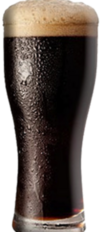 Стакан dark ale. Beer and art. Тёмный крафтовый эль.