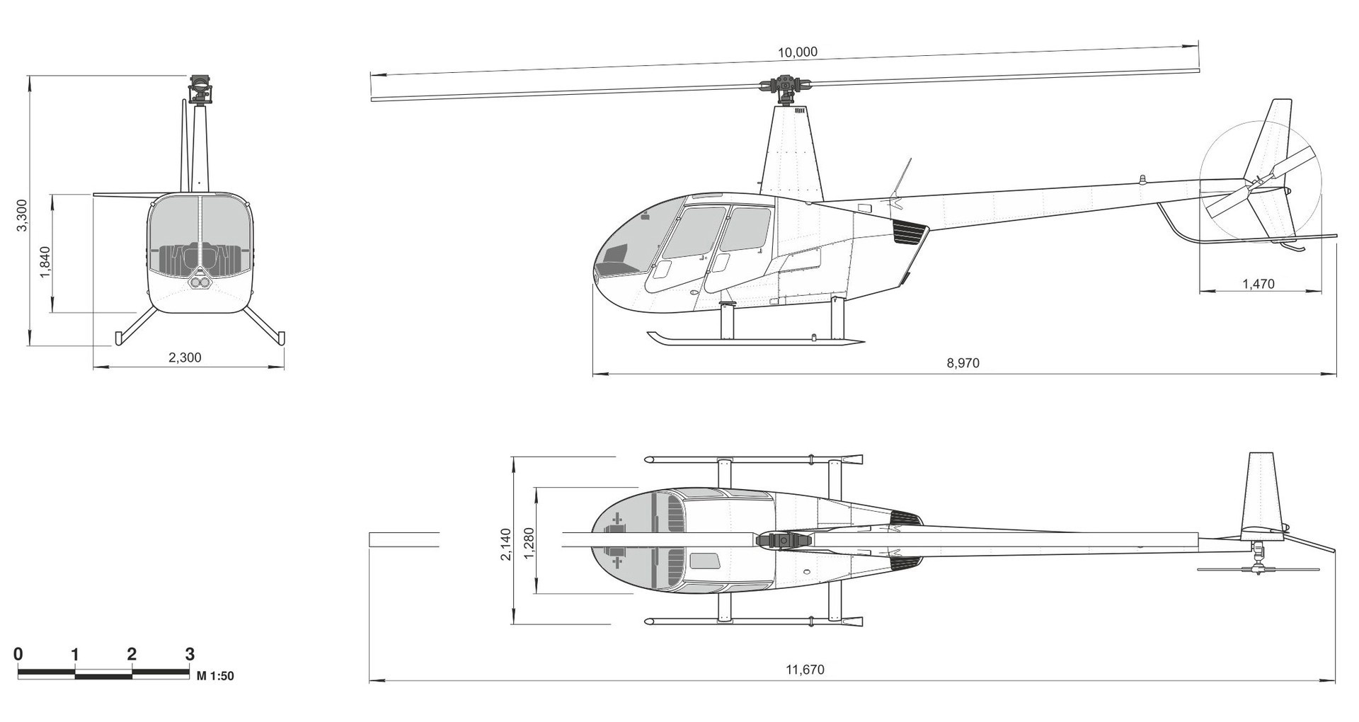 Robinson r44 схема