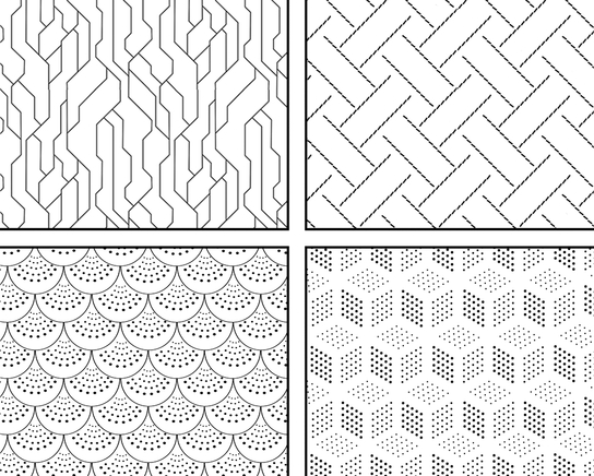 узоры и перфорация