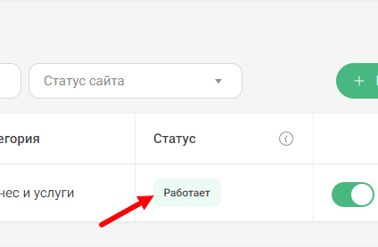 Настроенный виджет в настройках CallbackHunter