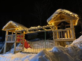Новогоднее освещение в Иркутске