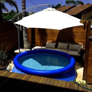 Надувной бассейн для дома — весёлый подарок для лета на новоселье