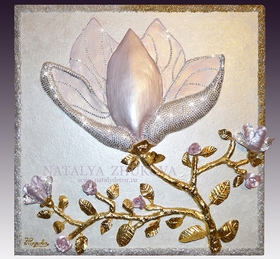 Эксклюзивная картина с хрустальными стразами - эффектный декор для интерьера