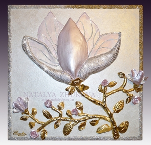 Эксклюзивная картина с хрустальными стразами - эффектный декор для интерьера