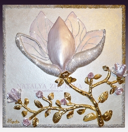 Эксклюзивная картина с хрустальными стразами - эффектный декор для интерьера