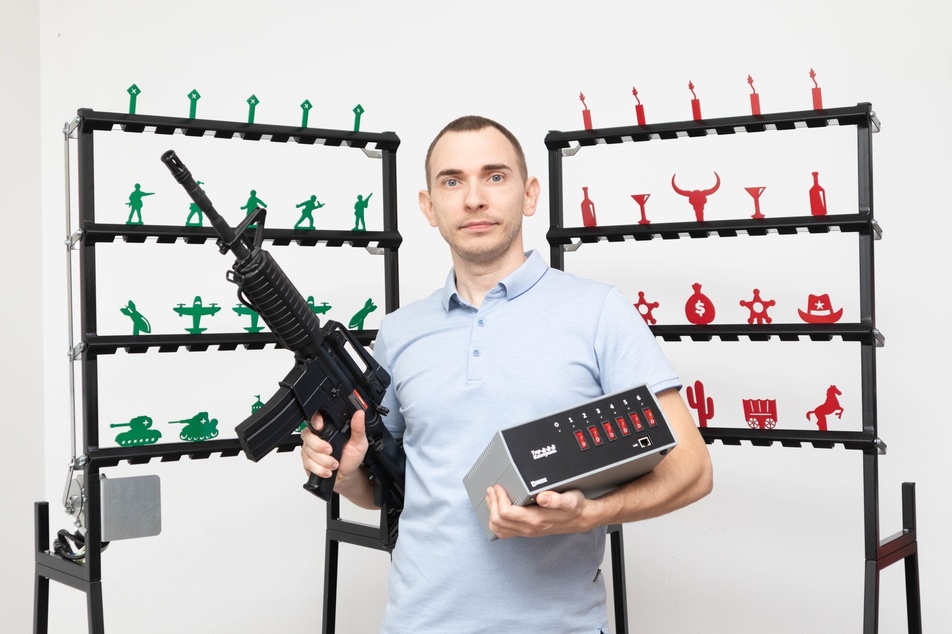 Тир Контроль — Оборудование для тира: автоматы, мишени, учёт выручки