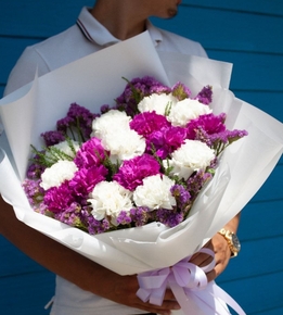 Букет "Лавандовый снегопад"