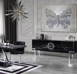 Картина в гостиную ― сверкающий и яркий акцент в интерьере