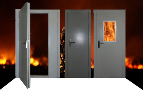 монтаж противопожарных дверей