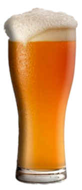 Стакан ipa. Мини-бар Beer and art. Пиво и искусство - неразделимы.