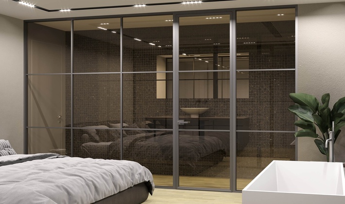 распашные двери и перегородки миксал loft-system 3