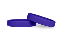 Силиконовый браслет фиолетовый цвет