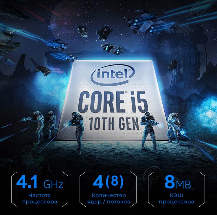 Процессоры Intel Core i7 10-ого поколения
