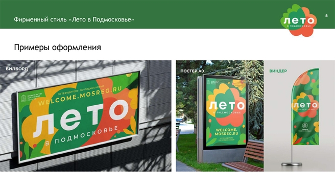 Примеры оформления лето в подмосковье