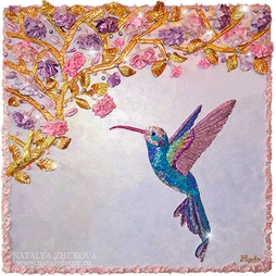 Эксклюзивная сверкающая картина картина со стразами - яркий акцент для интерьера