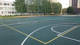 Разметка баскетбольных площадок в Москве и области от 40 руб за метр пог.