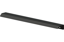 Ручка-профиль накладная L.296мм, отделка черный бархат (матовый)