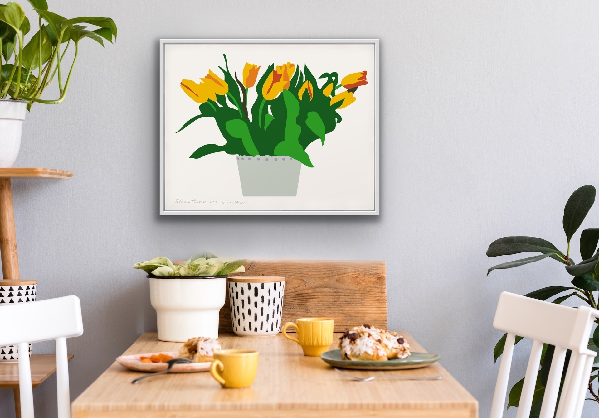 Yellow tulips art print by Andrey Odinzzov