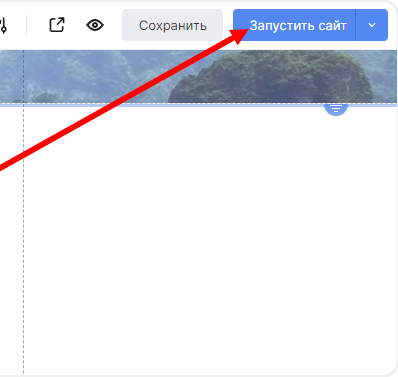 Запуск сайта в редакторе mottor