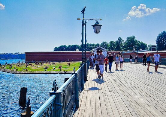 Мост Петропавловская крепость