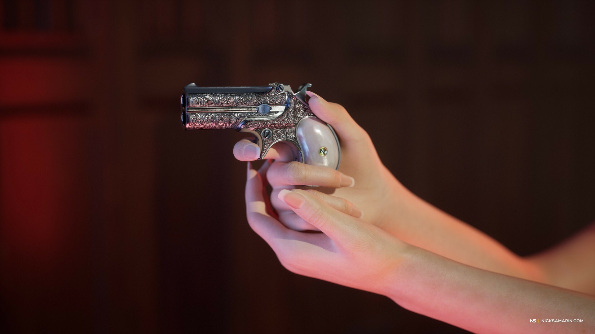 Remington Model 95 Derringer 3D model