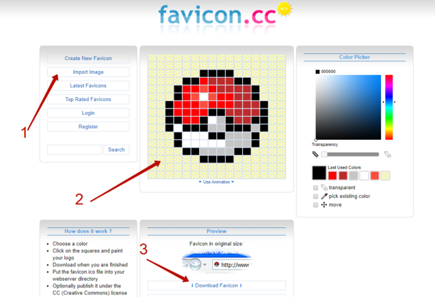 Сервис favicon.cc