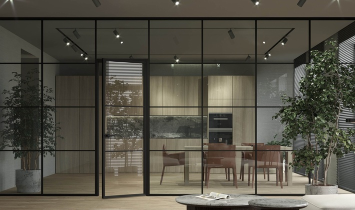 распашные двери и перегородки миксал loft-system 13
