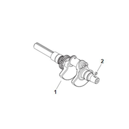 Вал коленчатый двигателя Kohler ECH 749-3041. Купить запчасти для снегохода Буран 4Т