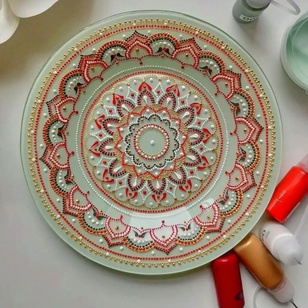 Комплект для декорирования стеклянных предметов своими руками