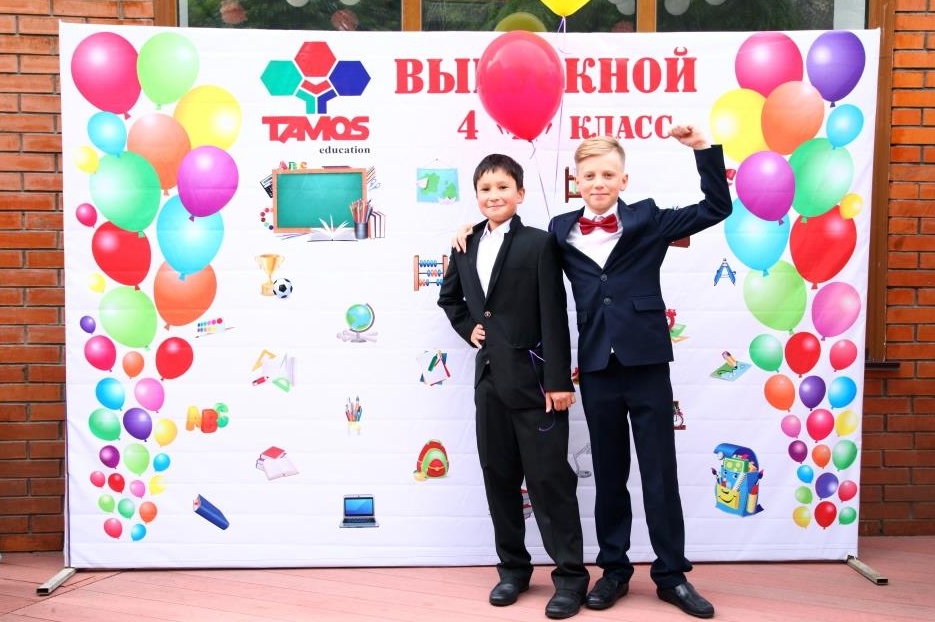 Баннер на выпускной 4 класс