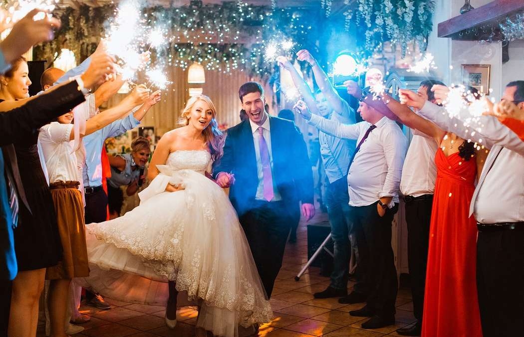 На свадьбе в ресторане