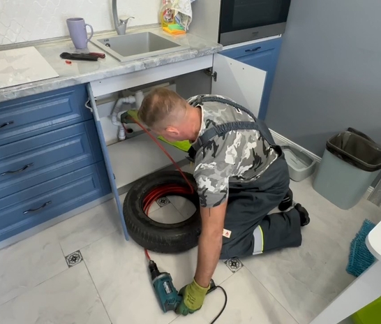 Прочистка канализации в квартире в Казани