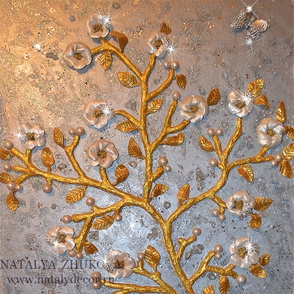 Интерьерная картина в ювелирно-декоративном стиле