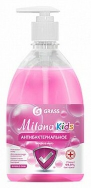 Жидкое мыло антибактериальное "Milana" BubbleGum