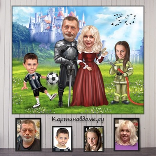 Шарж по фотографии, картина, подарок на 30 лет свадьбы. Идеи подарков на 30 годовщину отношений