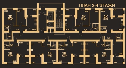 План нижних этажей в жк Политех дом