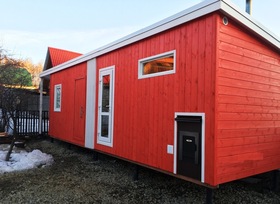 норвежский дом с отделкой 