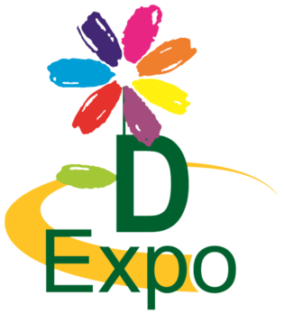 Логотип выставочной компании D-Expo, Алматы, Казахстан