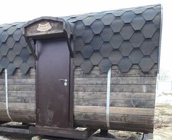 Квадро-бочка 6 метров с железной дверью с доставкой