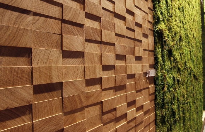 3D панели для стен из дерева