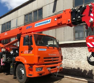 Услуги автокрана 25 тонн в Уфе и Республике Башкортостан от ЛидерБашСпецСтрой